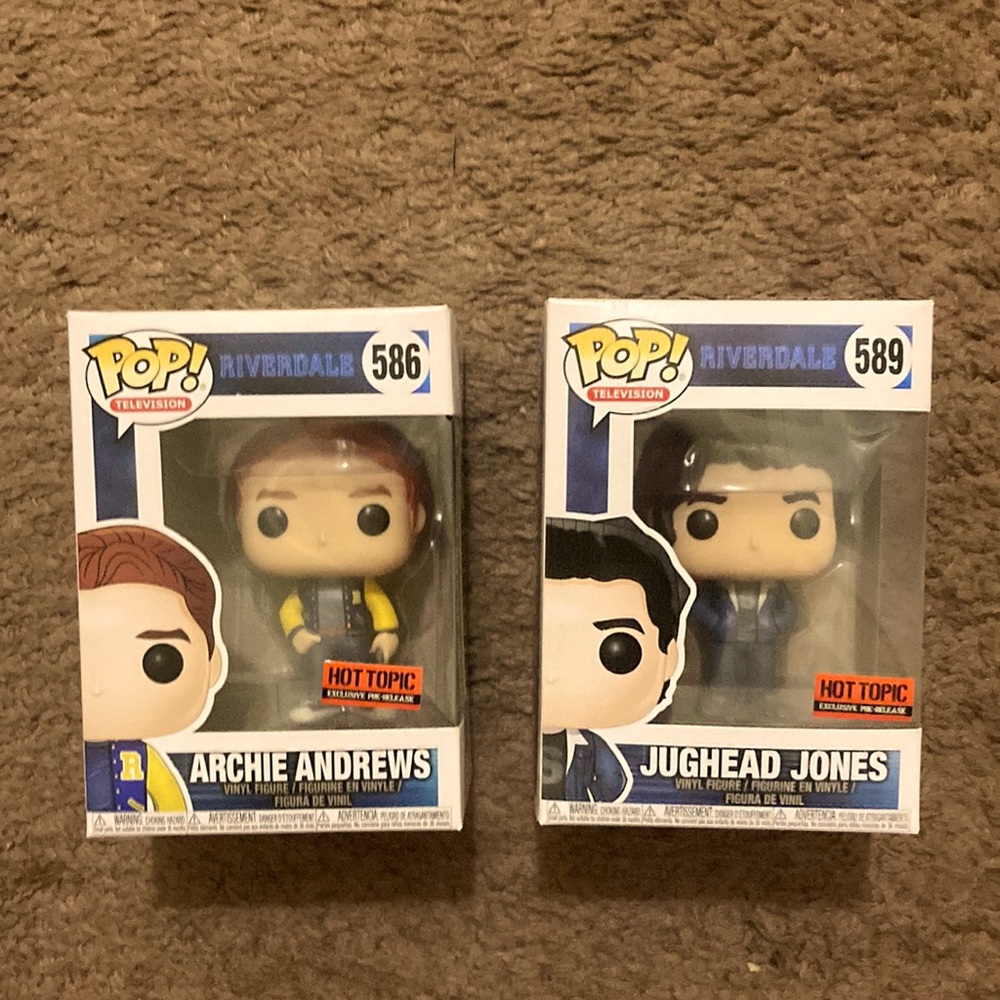 Archie and Jughead Pop Funkos - set of two